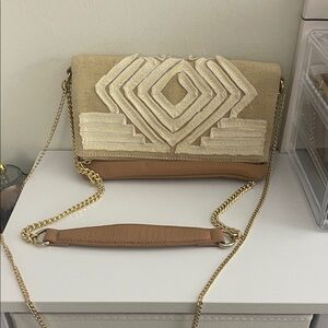 BCBG Elegant Tan and Cream Women's Bag